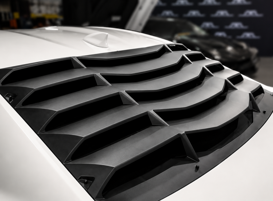 Bakrutepersienner mattsvart – Chevrolet Camaro 2016-2023