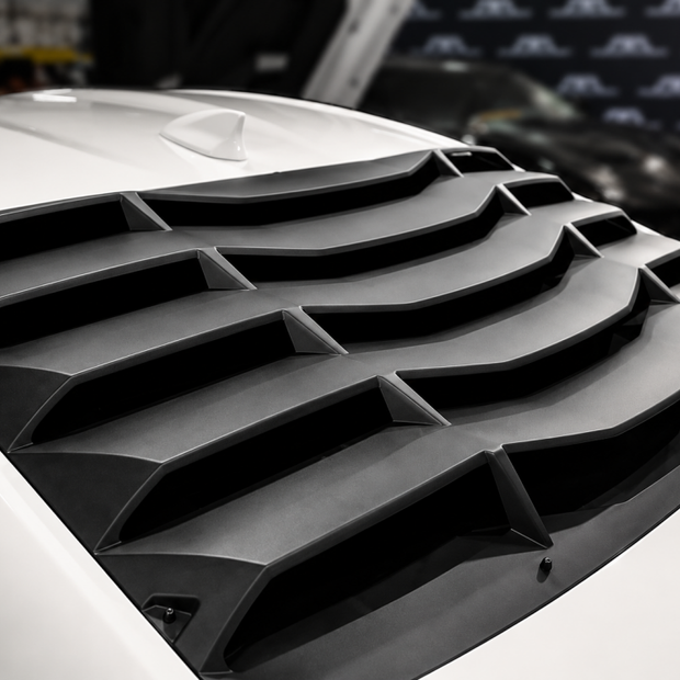 Bakrutepersienner mattsvart – Chevrolet Camaro 2016-2023