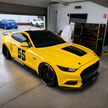 JGD Attack Aluminiummotorhuv GT500-stil Ford Mustang (2015–2017) GT, EcoBoost & V6
