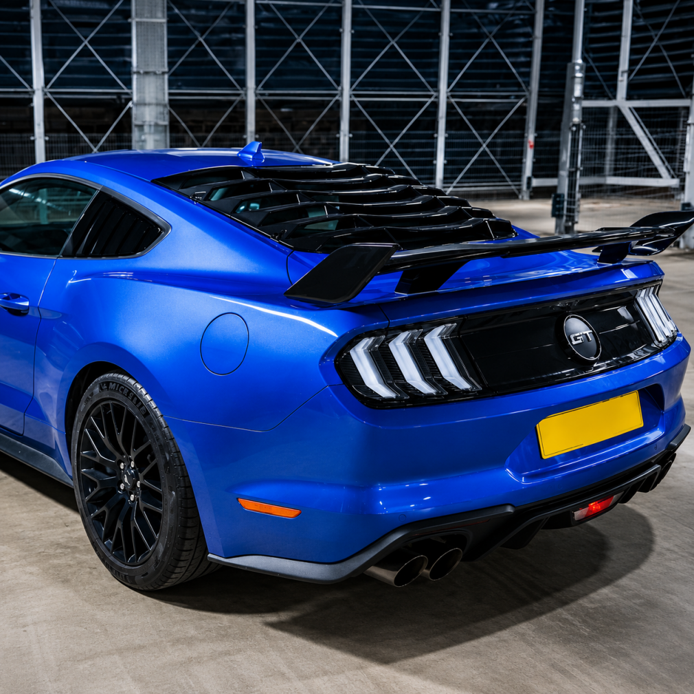 Bakvinge – GT F35 style – Gloss Black – Ford Mustang 2015-2023 FASTBACK
