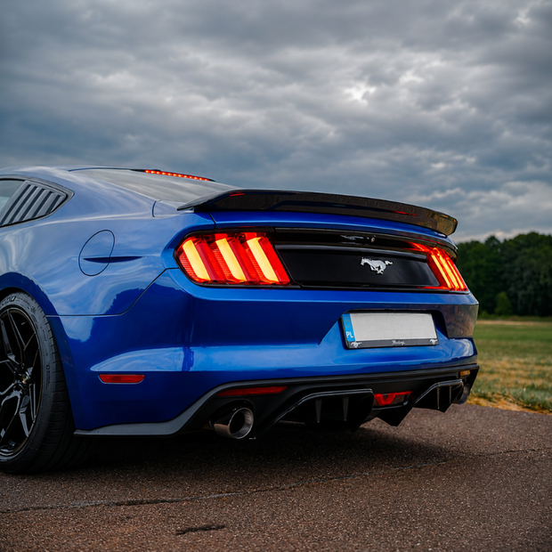 Bakvinge – GT350 Style – Gloss Black – Ford Mustang 2015-2023 FASTBACK