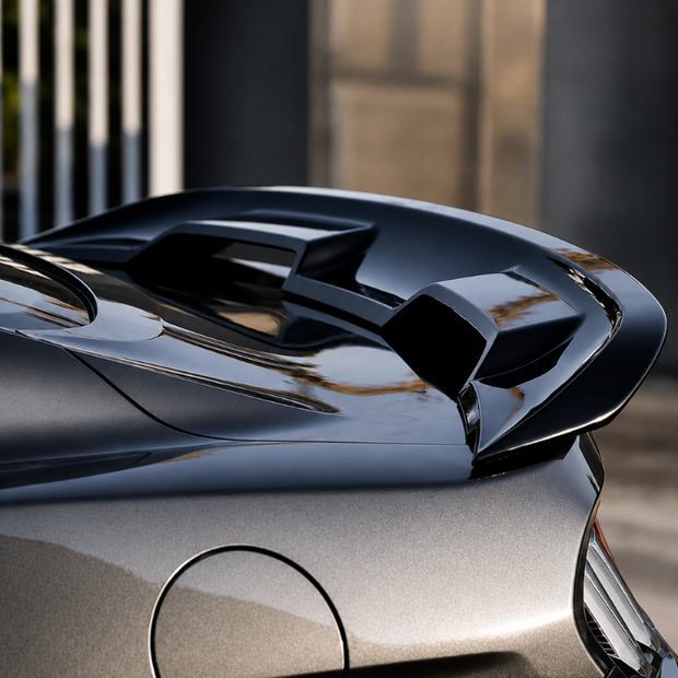 Bakvinge – GT500/MACH1 Style – Gloss Black – Ford Mustang 2015-2023