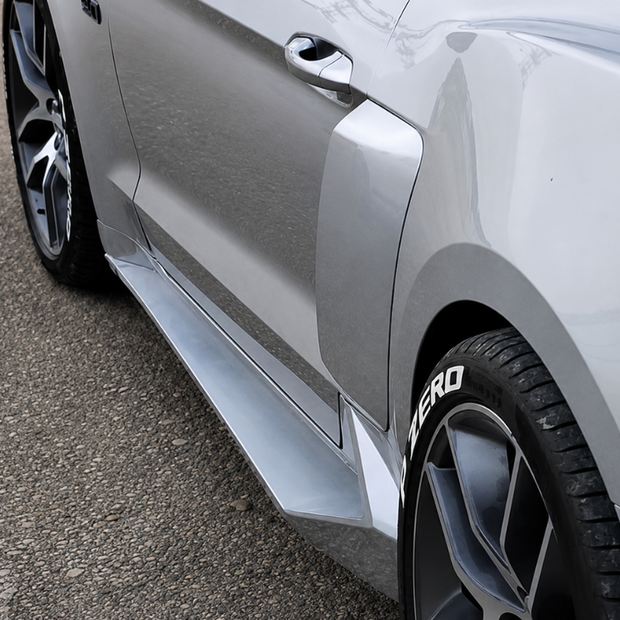 Sidokjolar – Sport Rocker Panels – Ford Mustang 2015-2023 GT, EcoBoost, V6