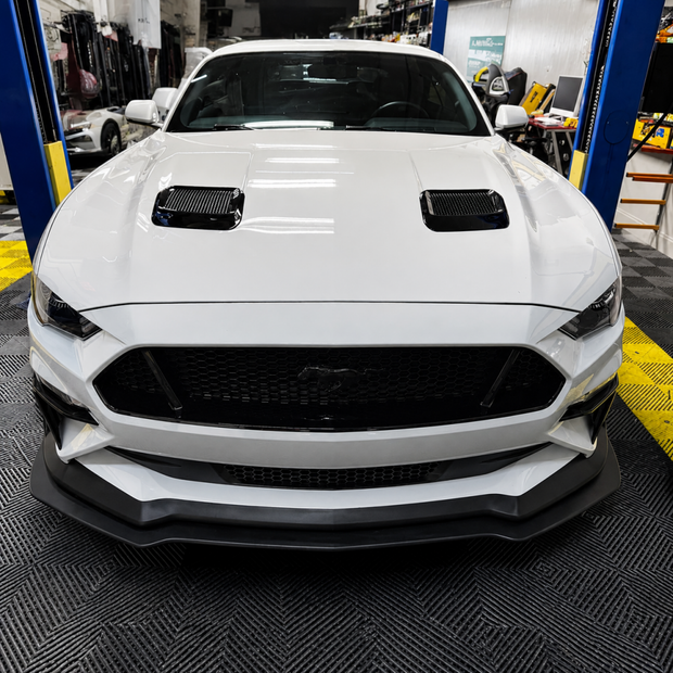 Huvventiler – Gloss Black – Ford Mustang 2018-2023 GT, EcoBoost