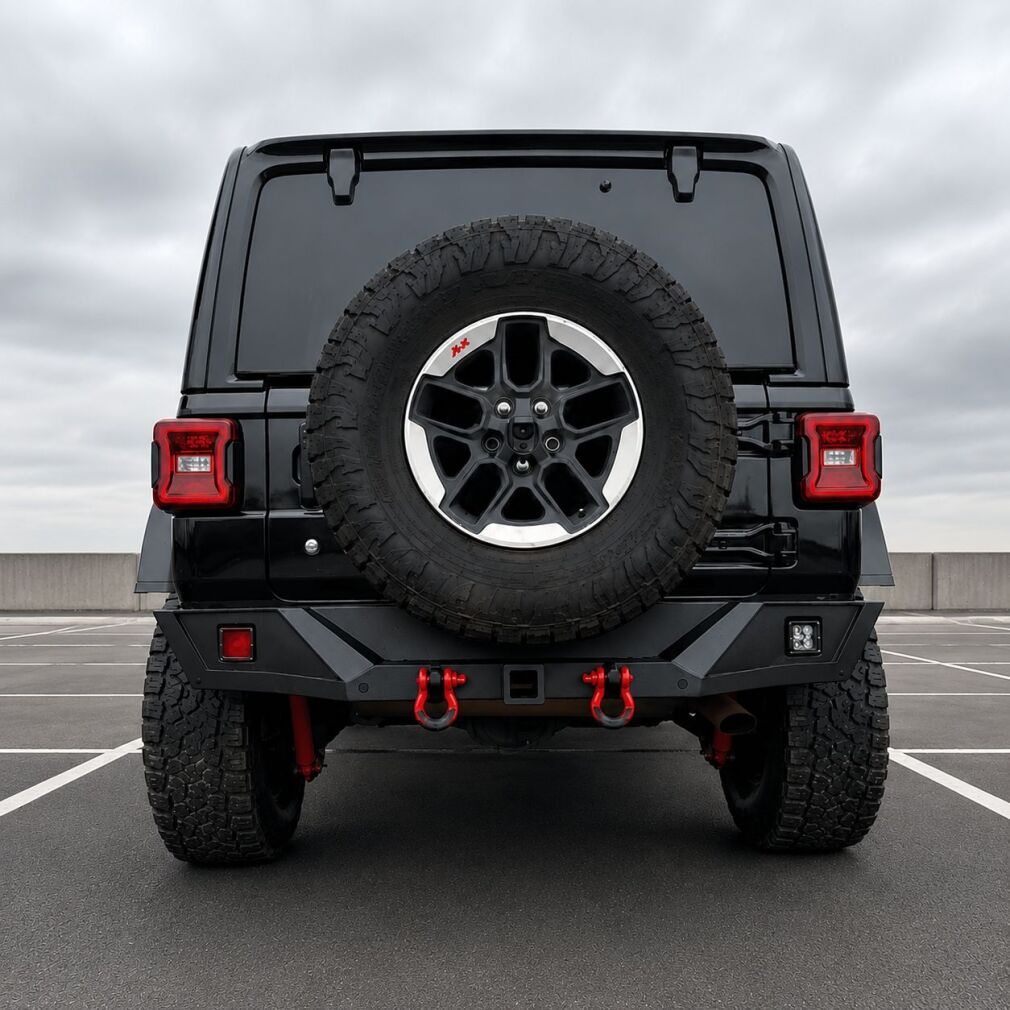 Rear Bumper – Off-Road Arizona – D-Rings & LED (WRANGLER JL 18-26)