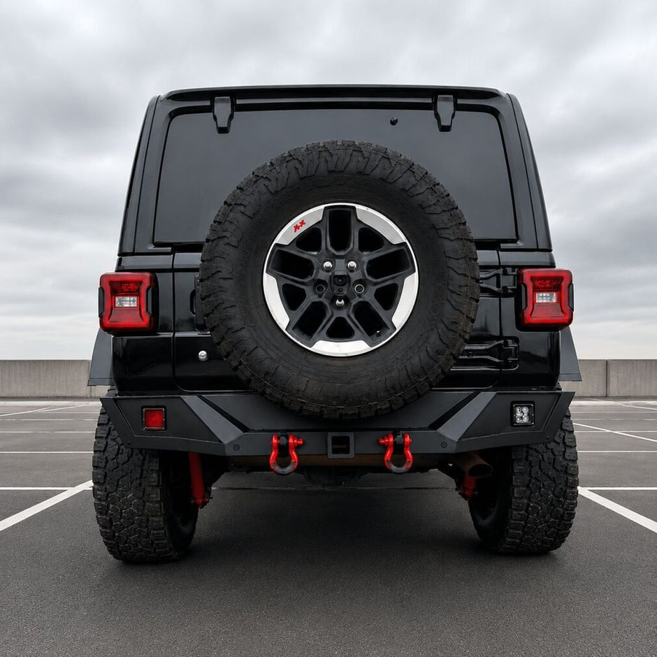 Rear Bumper – Off-Road Arizona – D-Rings & LED (WRANGLER JL 18-26)
