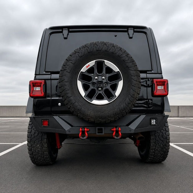Rear Bumper – Off-Road Arizona – D-Rings & LED (WRANGLER JL 18-26)