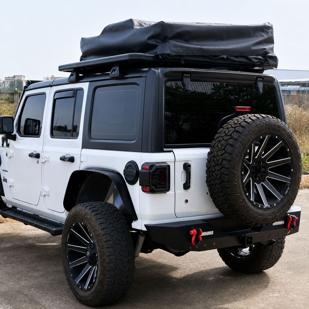 Rear Bumper – Off-Road Nevada – D-Rings & LED (WRANGLER JL 18-26)