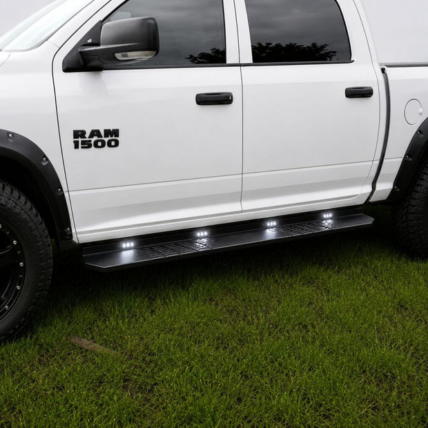 Frontier Side Steps with LED Lighting (RAM 1500 13-18 CREW CAB)