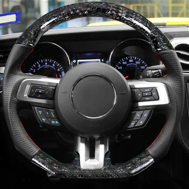 Ratt – Forged CF with Real Leather – Ford Mustang 2018-2023