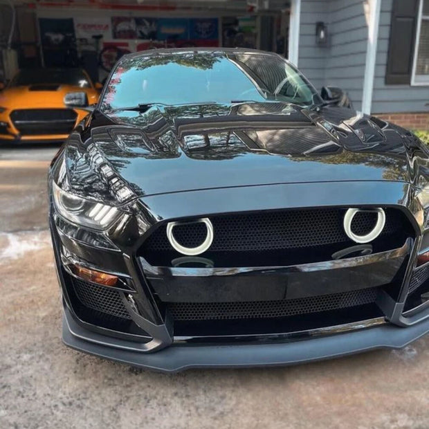 LED Halo-belysning for the GT500-styled Frontstötfångare – Set – Ford Mustang 2015-2023