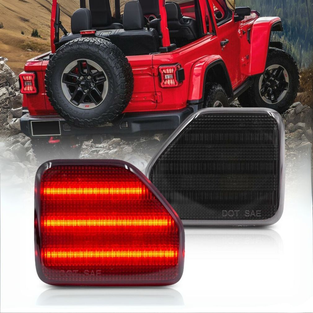 LED Rear Bumper Marker Lights (WRANGLER JL 18-26)