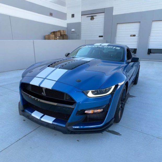 MP Concepts Monster LED Strålkastare; Black Housing; Clear Lens – Ford Mustang 2015-2017