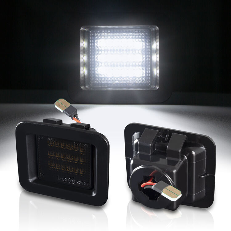 LED Smoked License Plate Light