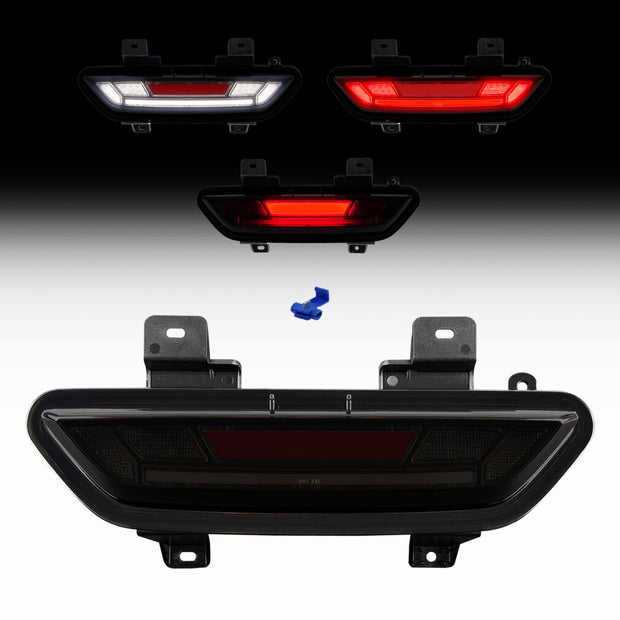 V2 Smoked LED Reverse Stop Dimljus – Ford Mustang 2018-2023