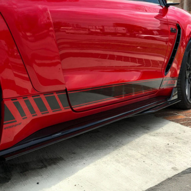 Sidokjolar – Extension – GT500 Style – Ford Mustang 2015-2023 Ecoboost, V6, GT