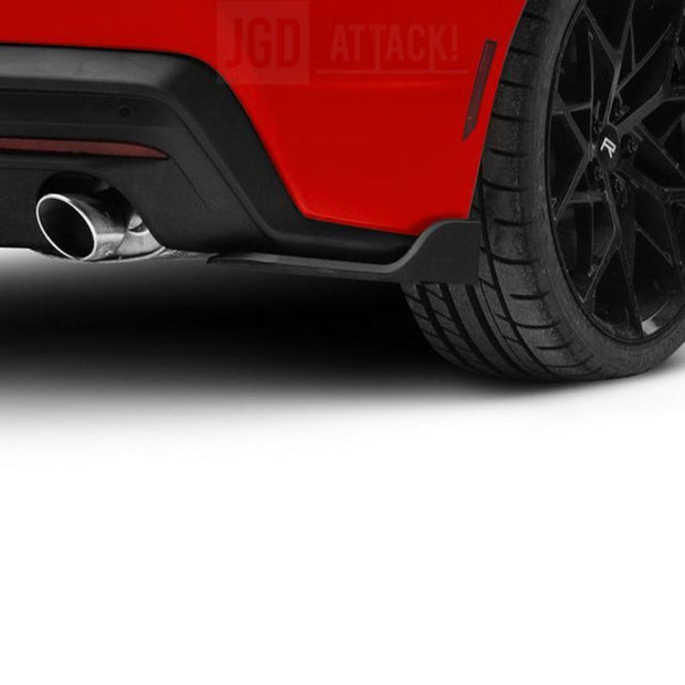 Vingdetaljer till diffusor – Matte Black – Ford Mustang 2024-2026