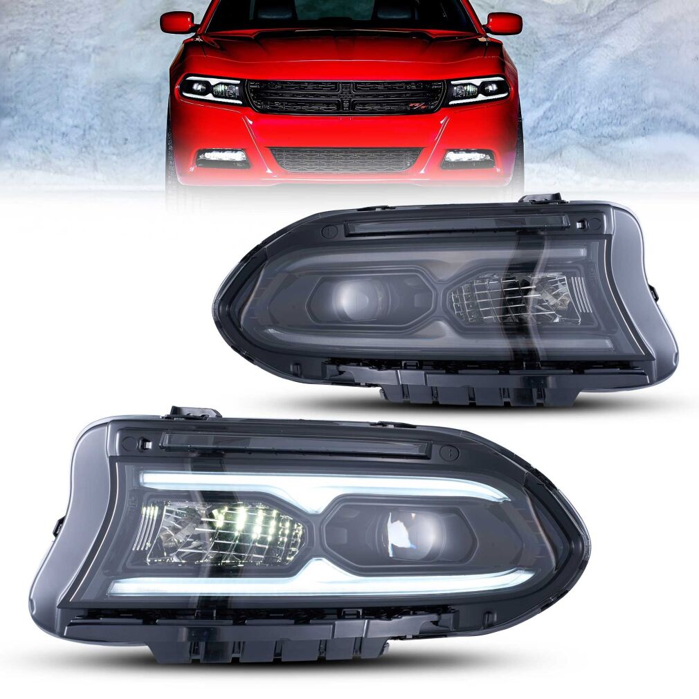 Vland 2021 DR Style LED Headlights + LED Bulbs