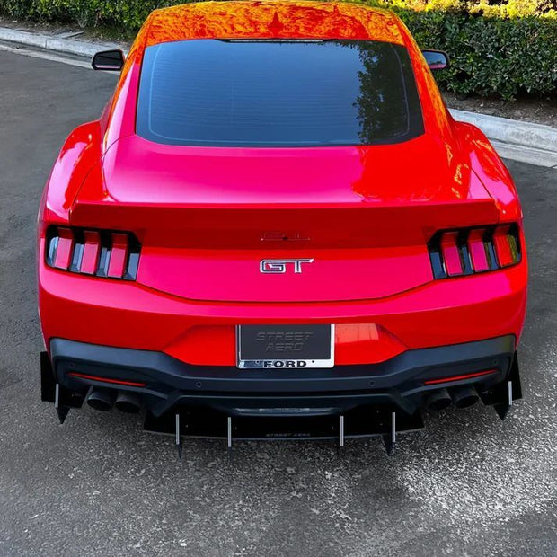Diffusorförlängning With Fins – AERO – Ford Mustang 2024-2026 GT