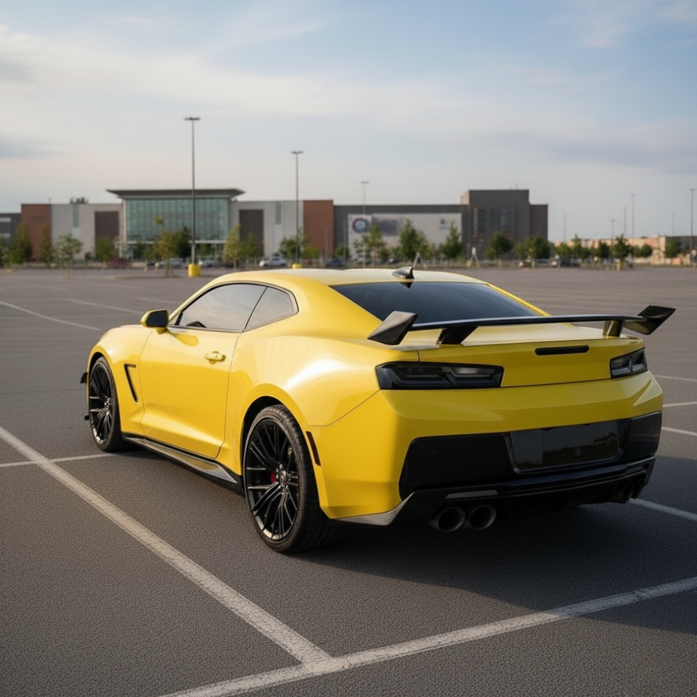 Bakspoiler blanksvart – Chevrolet Camaro 2016-2023