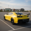 Bakspoiler blanksvart – Chevrolet Camaro 2016-2023