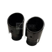 Black Round Exhaust Tips