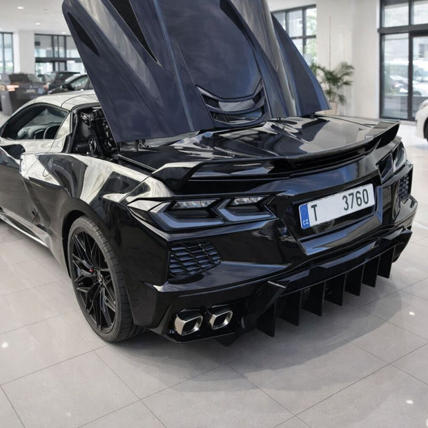 Rear Diffuser with Fins