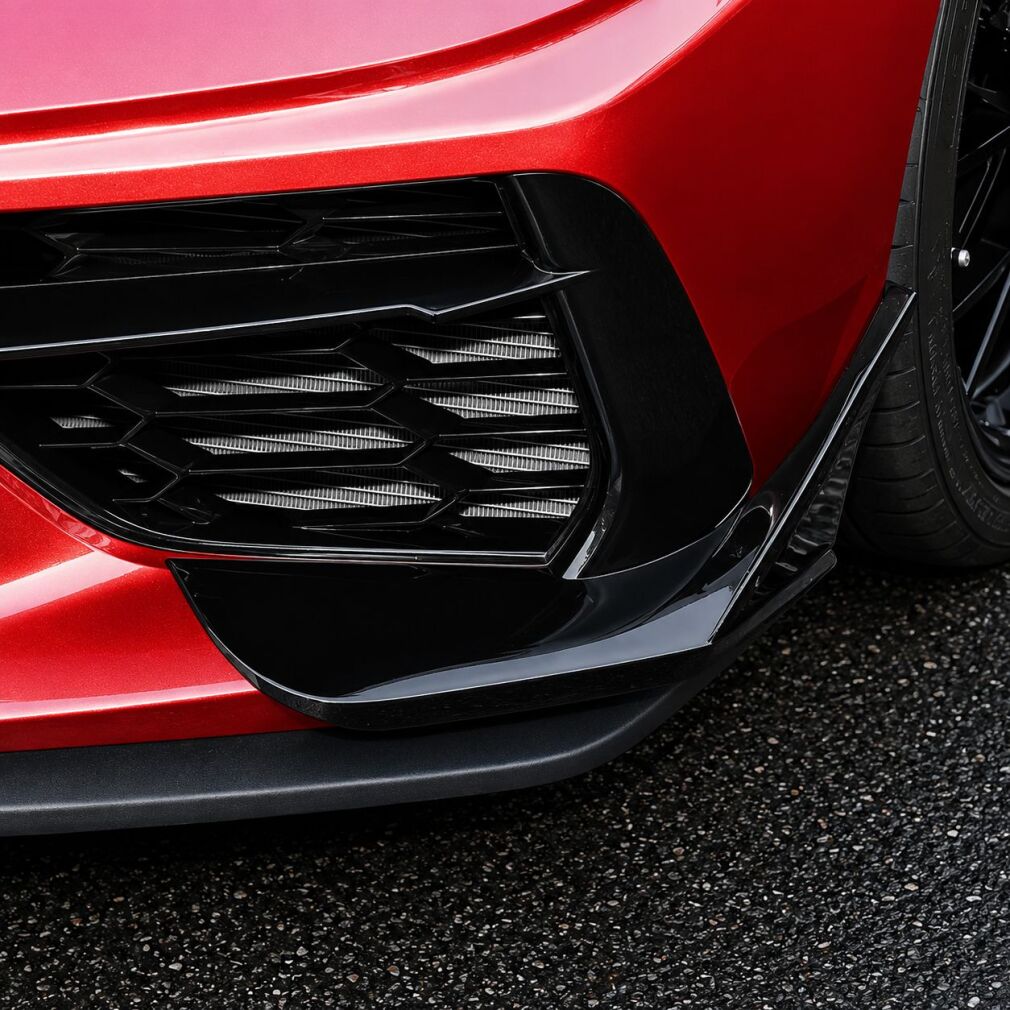 Z06 Style Front Bumper Canards