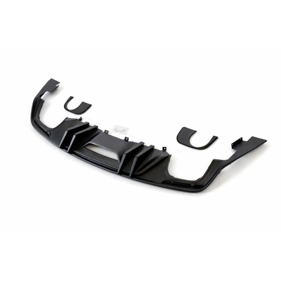 Bakre stötfångare Diffuser – COMPETITION – Quad/Single Exhaust – Matte Black – Ford Mustang 2015-2017