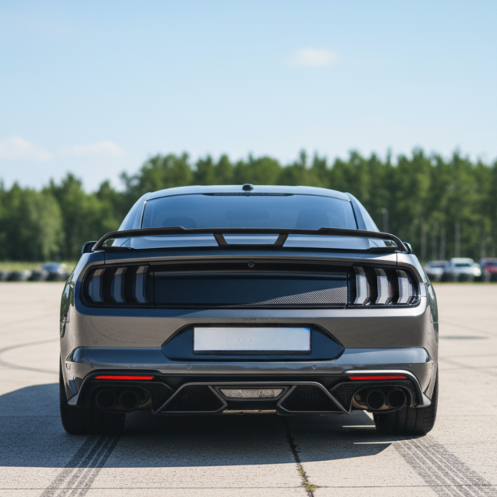 Full Replacement Panel till bagagelucka – Carbon Print – Ford Mustang 2015-2023