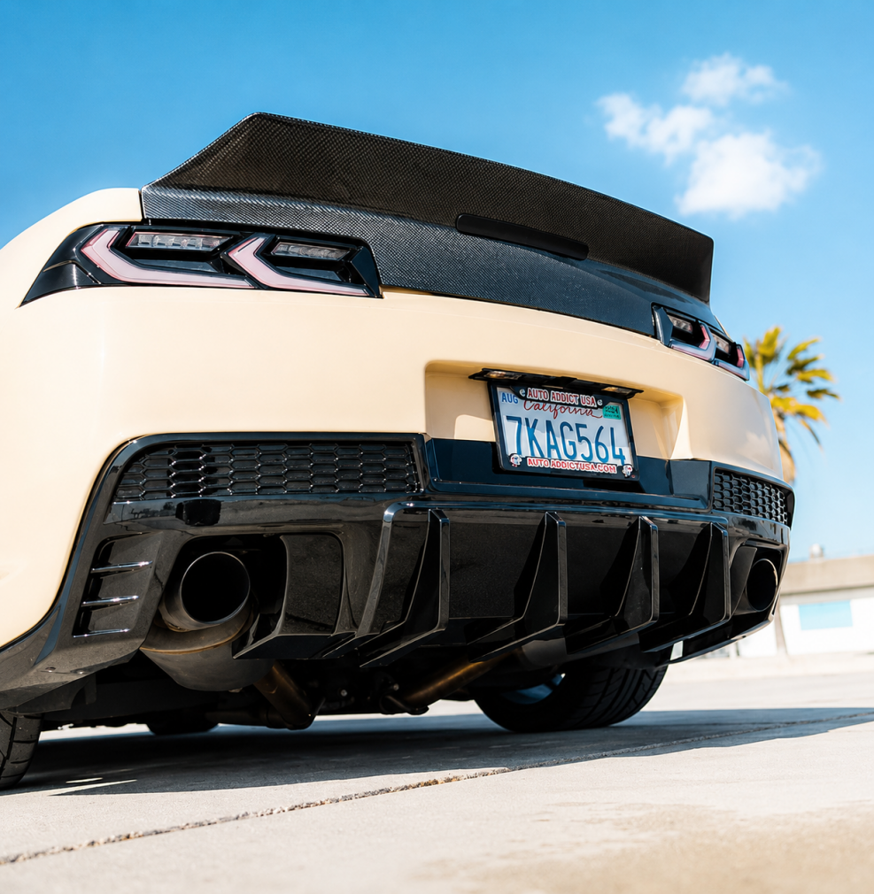 Bakre diffusor blanksvart – Chevrolet Camaro 2014-2015