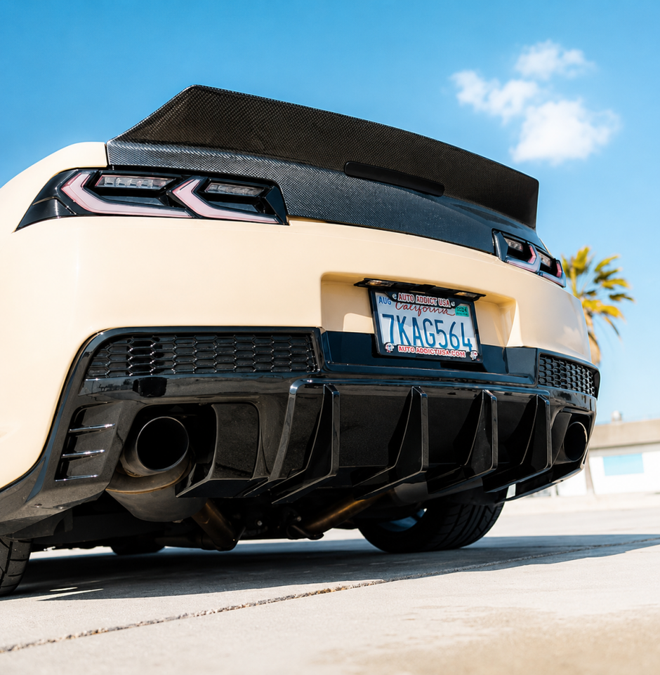 Bakre diffusor blanksvart – Chevrolet Camaro 2014-2015