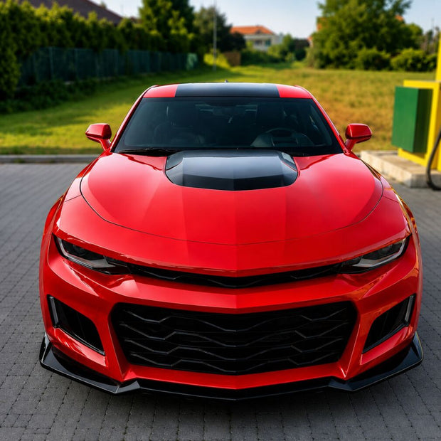 Frontstötfångare ZL1-stil blanksvart – Chevrolet Camaro 2016-2018