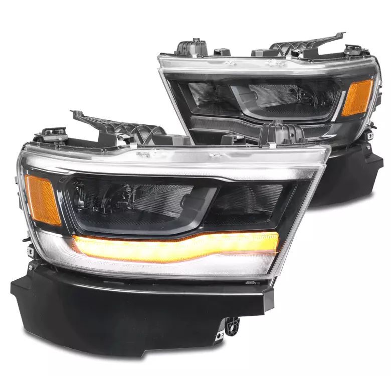 68316089AH 68316088AH BLACK Full LED Headlights