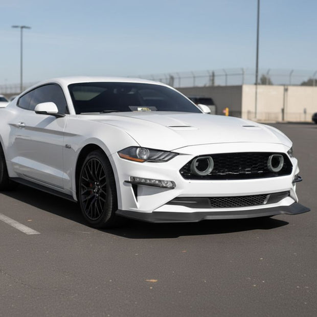 Halo LED Övre grill – MACH1 Style – Gloss Black – Ford Mustang 2018-2023 GT, Ecoboost