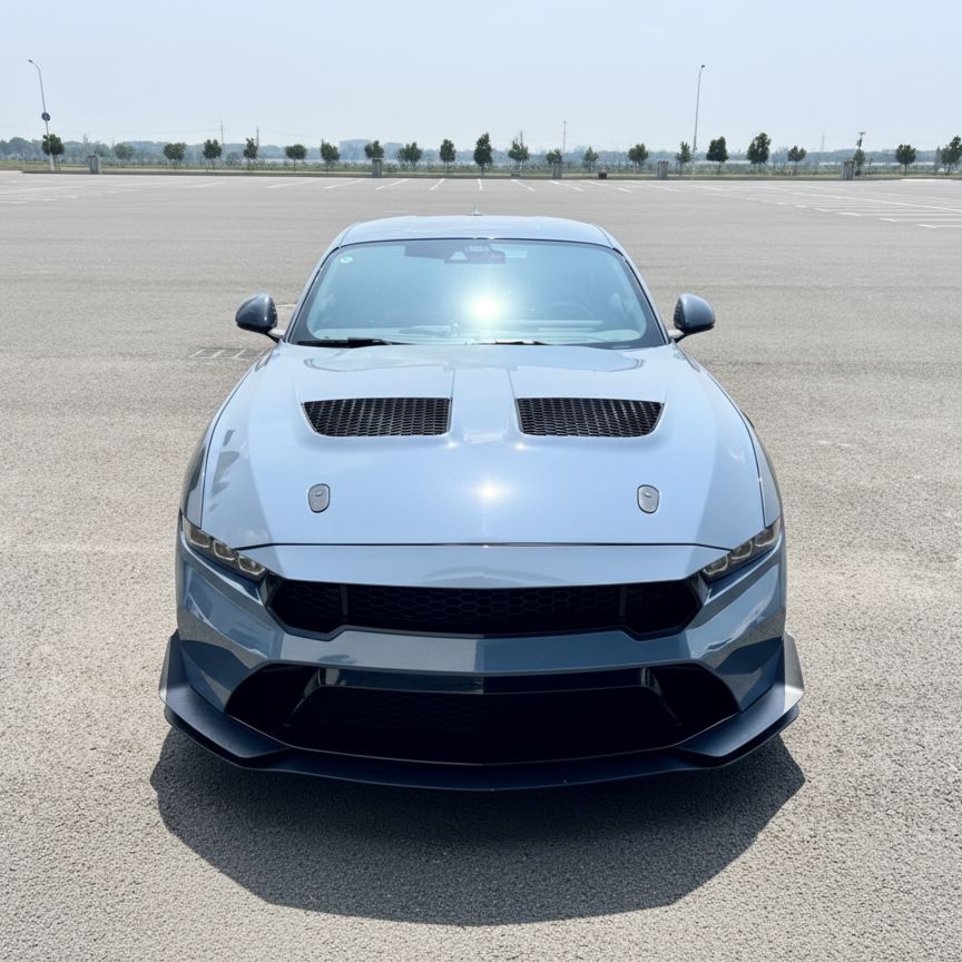 IkonMotorsports Aluminiummotorhuv GTD-stil Ford Mustang (2024–2026) GT, EcoBoost & Dark Horse – bild 4