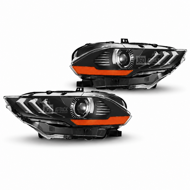 Strålkastare – Full LED Projector – Set – Ford Mustang 2018-2023 USA