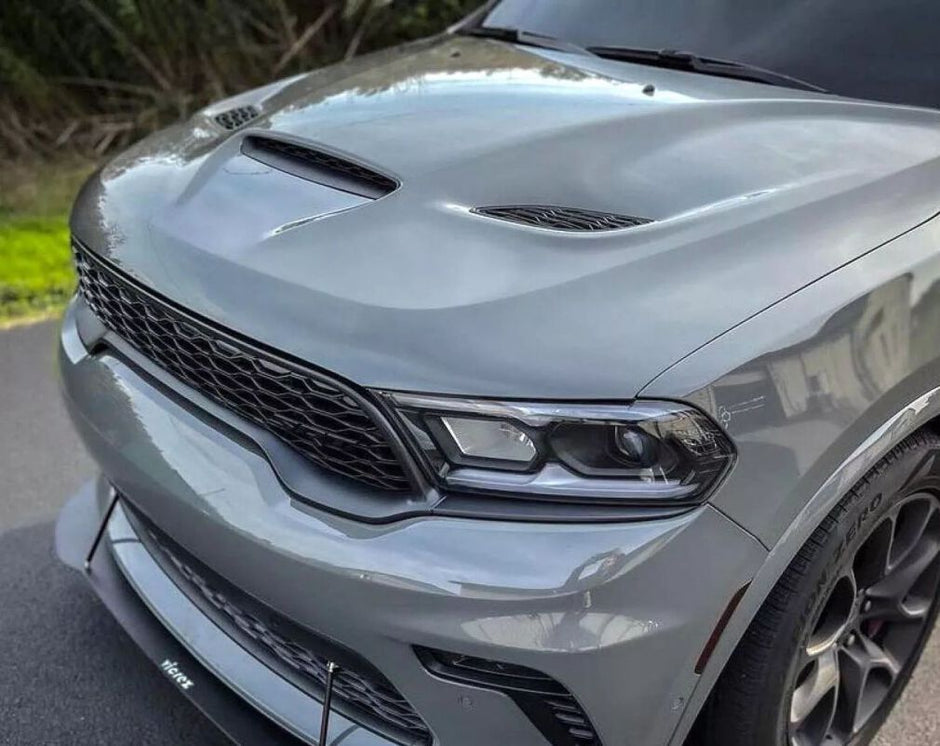 Aluminum Hood with Vents and Vent Covers