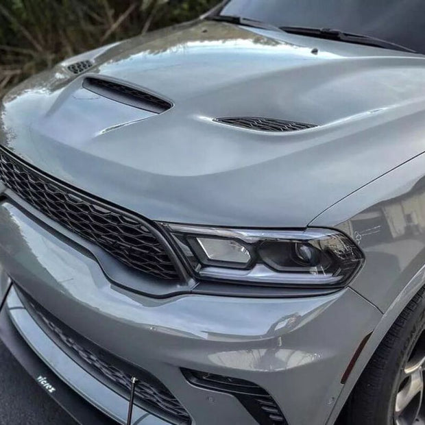 Aluminum Hood with Vents and Vent Covers