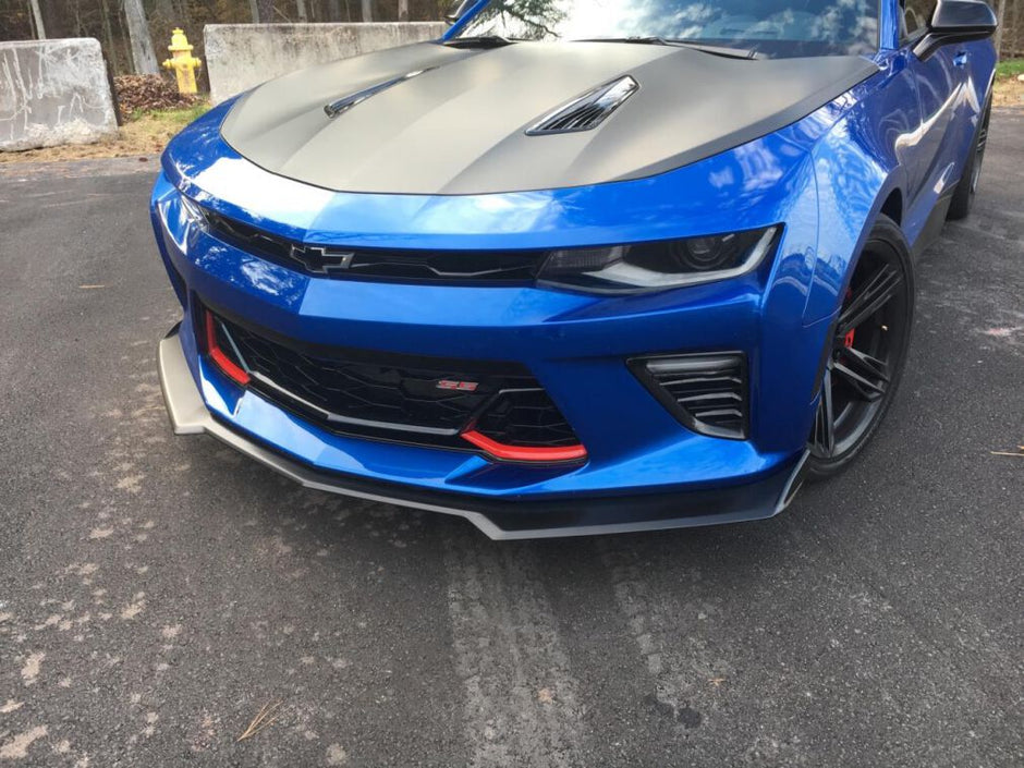 Frontläpp 1LE-stil mattsvart – Chevrolet Camaro 2016-2023
