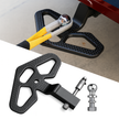 Universal Rear Black Tow Hook Hitch Step w/ Drawbar Bolts (RAM/F150)