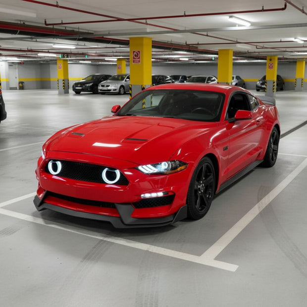 LED Övre grill – MACH1 Style – Ford Mustang 2015-2023 with GT350 Bumper