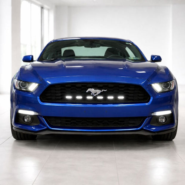 LED Landsvägsljus/Positionsljus for Övre grill – Set – Ford Mustang 2015-2017 Ecoboost