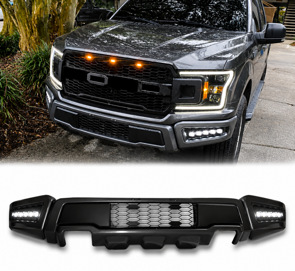 Front Bumper + LED Lights