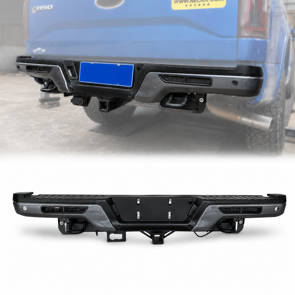 Rear Bumper + LED Lights
