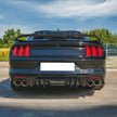 Bakre stötfångare Diffuser – SPEED Style – Quad/Single Exhaust – Gloss Black – Ford Mustang 2015-2017
