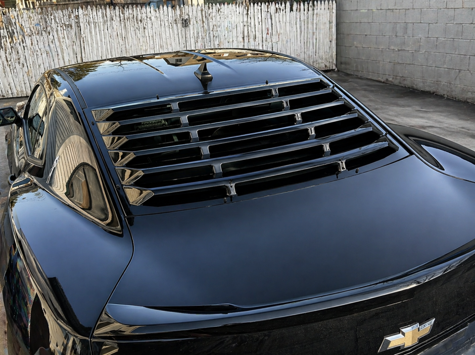 Bakrutepersienner blanksvart – Chevrolet Camaro 2010-2015