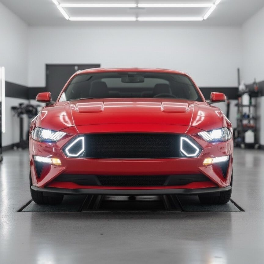 LED Övre grill – RTR style – Ford Mustang 2018-2023 ECOBOOST, GT