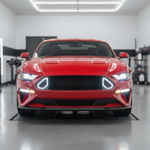 LED Övre grill – RTR style – Ford Mustang 2018-2023 ECOBOOST, GT
