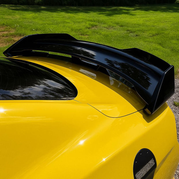 Bakvinge Performance w/Gurney Flap-list – Gloss Black – Dark Horse Style – Ford Mustang 2015-2023